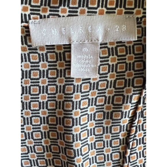 Sleeveless Asymmetrical Side Cinched Womens Top/Blouse by Chelsea28 Size Medium - Picture 9 of 13